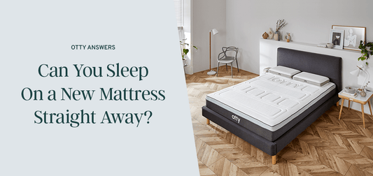 Can you sleep on a new mattress straight away - Title