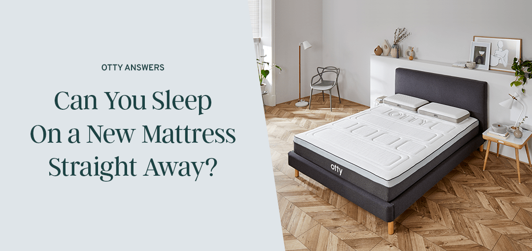 Can you sleep on a new mattress straight away - Title