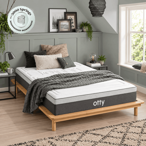 OTTY Pure Pro Hybrid Bamboo & Charcoal Mattress