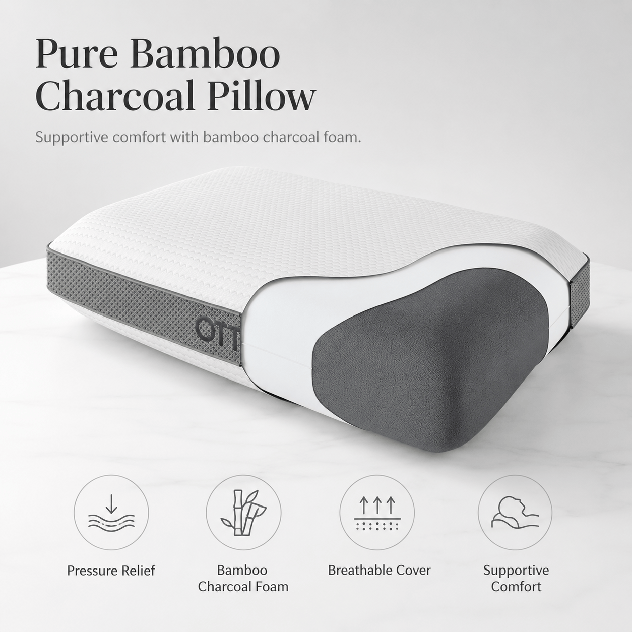 OTTY Deluxe Pure Pillow - Out of Box - OTTY Sleep