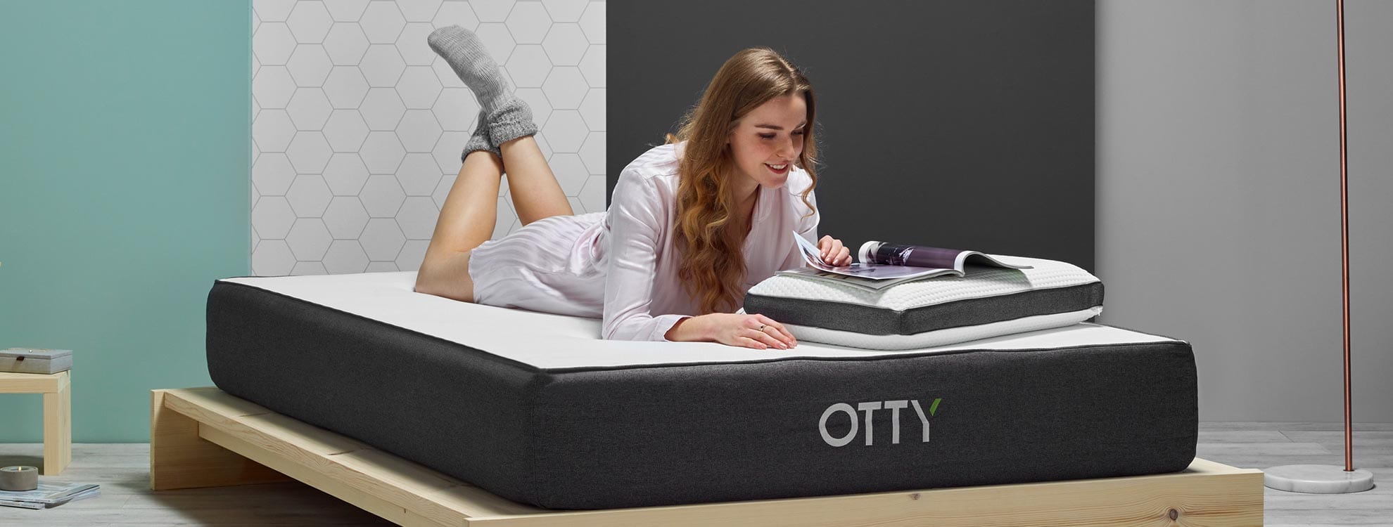 Best Pillow For Side Sleepers and Back Sleepers Memory Foam Pillow OTTY Sleep