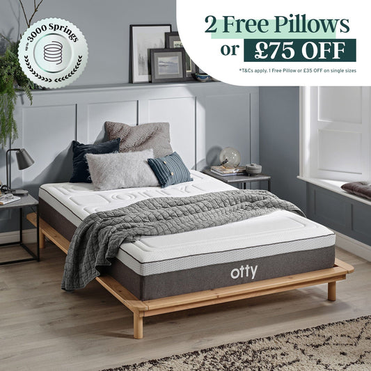 OTTY Pure Pro Hybrid Bamboo & Charcoal Mattress