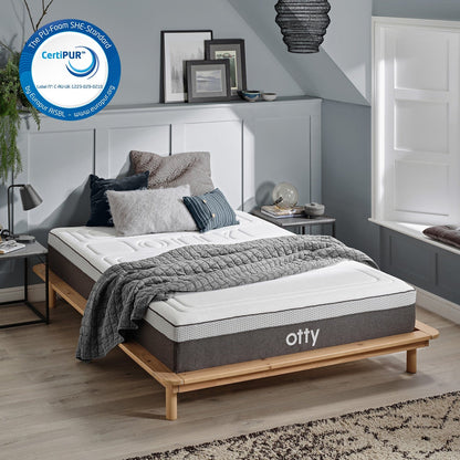 OTTY Pure Hybrid Bamboo Mattress with Charcoal