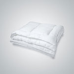 image of a folded 13.5 tog tencel duvet 